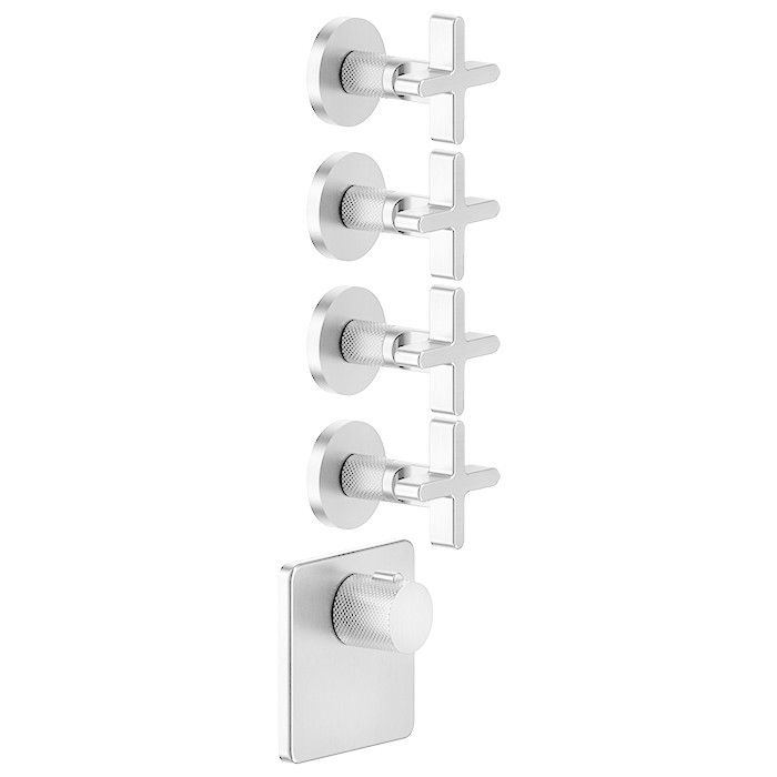 Gessi Смеситель для душа, встраиваемый, термостатический, Inciso, 58348#031 цвет: хром