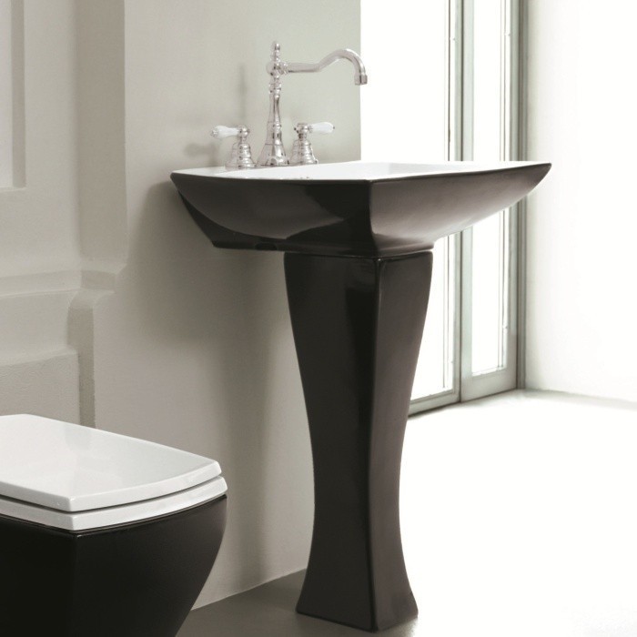 ArtCeram раковина для ванной комнаты, jzl003 01 50 jazz цвет: черный