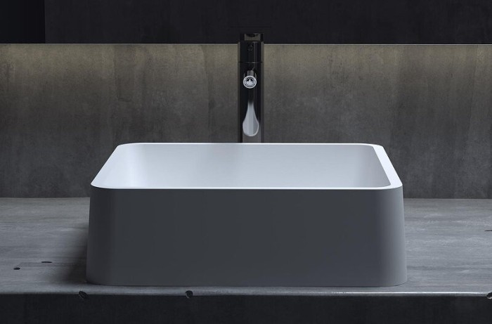 Salini раковина накладная 41,5x41,5, gloria, 1102202m цвет: матовый белый