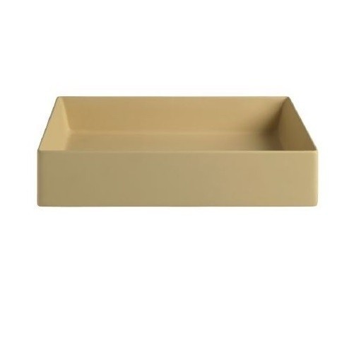ArtCeram раковина (накладная), scl002 12 00 scalino цвет: желтый