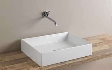 ArtCeram раковина (накладная), scl002 12 00 scalino цвет: желтый