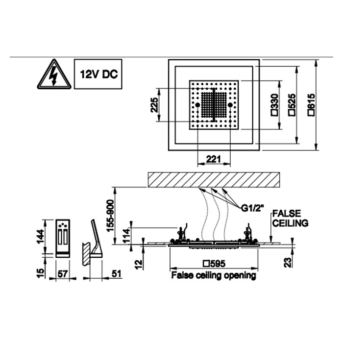 Gessi Накладная панель для арт 57961, Sogni, 57963#239 цвет: steel brushed
