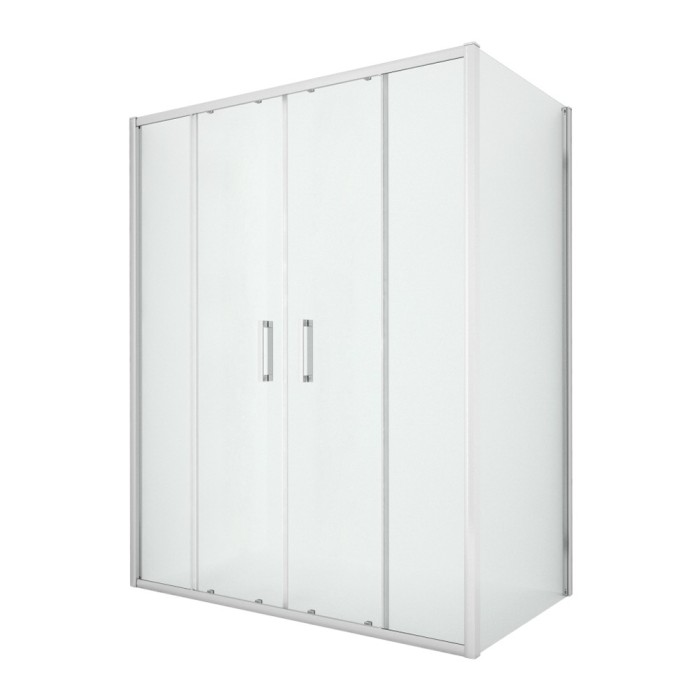 Душевое ограждение new corrina 140x90x195, New trendy New corrina chrome, хром арт. D-0183A/D-0079B