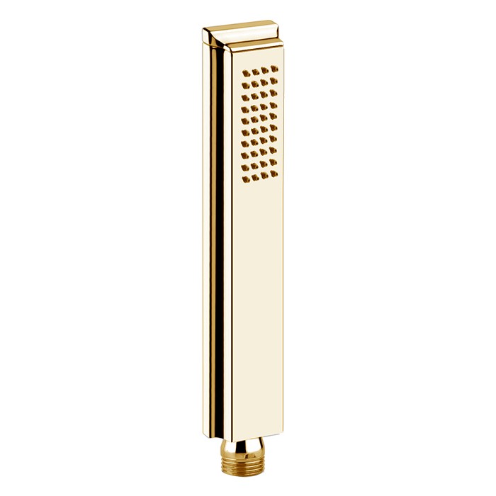 Gessi Душевая лейка с защитой от известкового налета, Eleganza, 46154#087 цвет: шлифованное золото