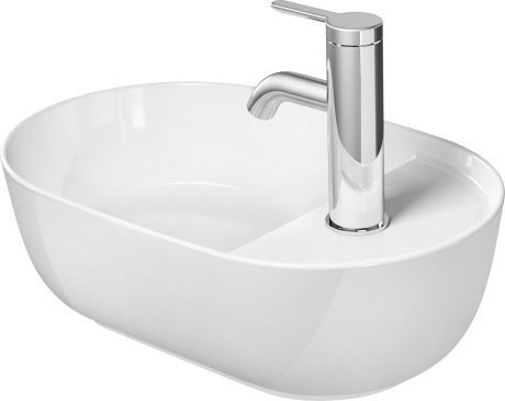 Duravit раковина встраиваемая сверху 42х27см, luv, 0381420000 цвет: белый