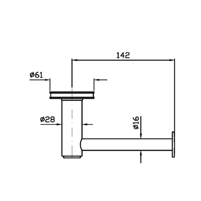 Zucchetti держатель туалетной бумаги, подвесной, savoir, хром арт. zad230