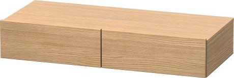 Duravit полка с двумя выдвижными ящиками, durastyle, ds8270 52 цвет: европейский дуб