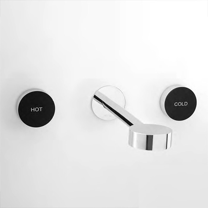 Cisal смеситель для раковины - внешняя часть sm0135106t slim cisal, цвет: хром