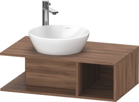 Duravit тумба подвесная под раковину 800 мм х 480 мм, d-neo, de491807979 цвет: орех натуральный