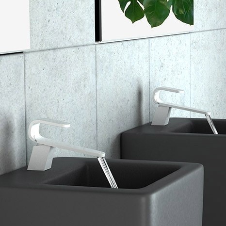 Cisal смеситель для биде ka00055041 kawa цвет: белый