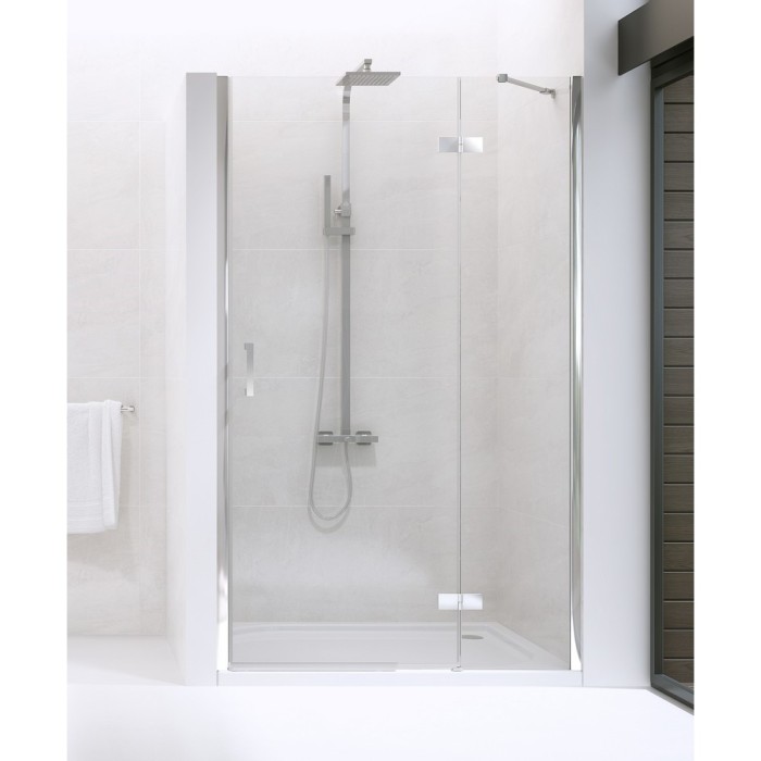 Дверь в нишу new renoma r 120x195, New trendy New renoma chrome, хром арт. D-0102A