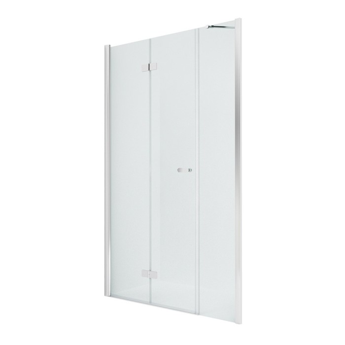 Дверь в нишу plus l 130x195, New trendy New soleo chrome, хром арт. D-0150A/D-0094B