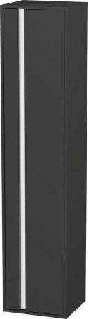 Duravit шкаф высокий правый, с четырмя полками, ketho, 1255 r 49 цвет: графит матовый