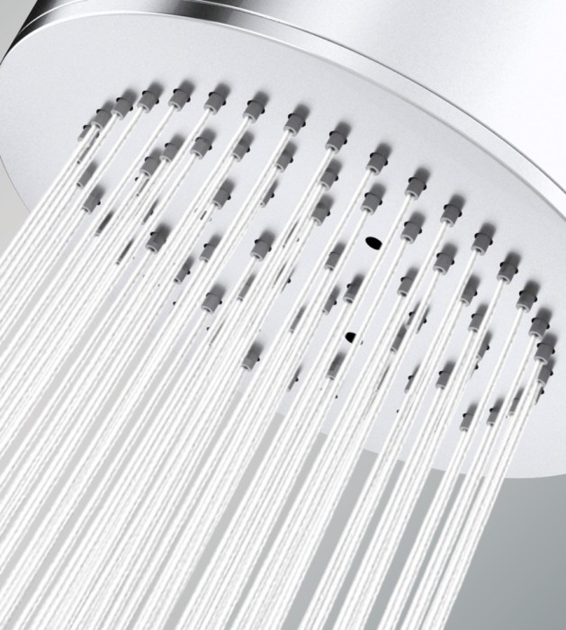 Bossini лейка для душа rendo/1 с 1 режимом, rondo, хром арт. i00223.030