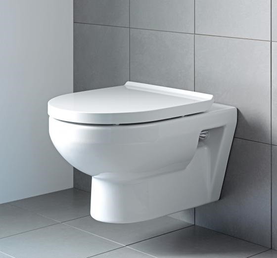 Duravit унитаз подвесной с вертикальным смывом, с сидением, безободковый, durastyle, 45620900a1 цвет: белый