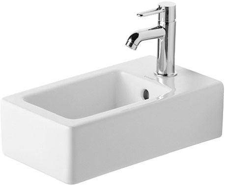 Duravit раковина подвесная 25х45см, vero, 0702250000 цвет: белый
