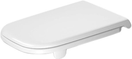Duravit сиденье для унитаза с крышкой удлиненное d-сode без автоматического опускания, d-code, 0060410000 цвет: белый