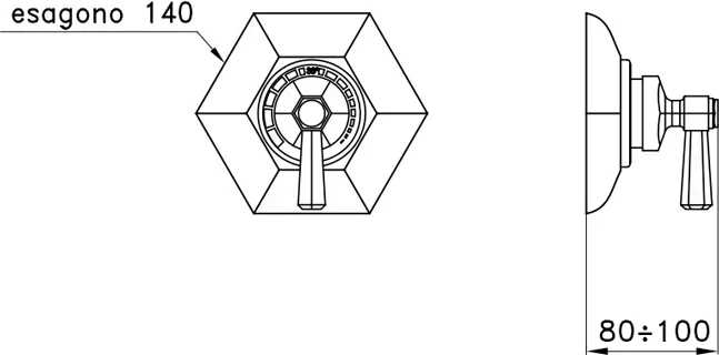 Stella внутрення часть, bamboo quadro, бронза арт. un060000000