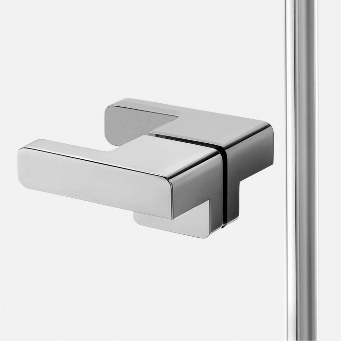 Душевое ограждение eventa r 100x90x200, New trendy Eventa chrome, хром арт. EXK-4586