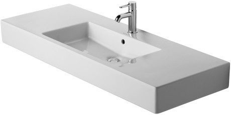 Duravit раковина для мебели 125х49 см, vero, 0329120000 цвет: белый