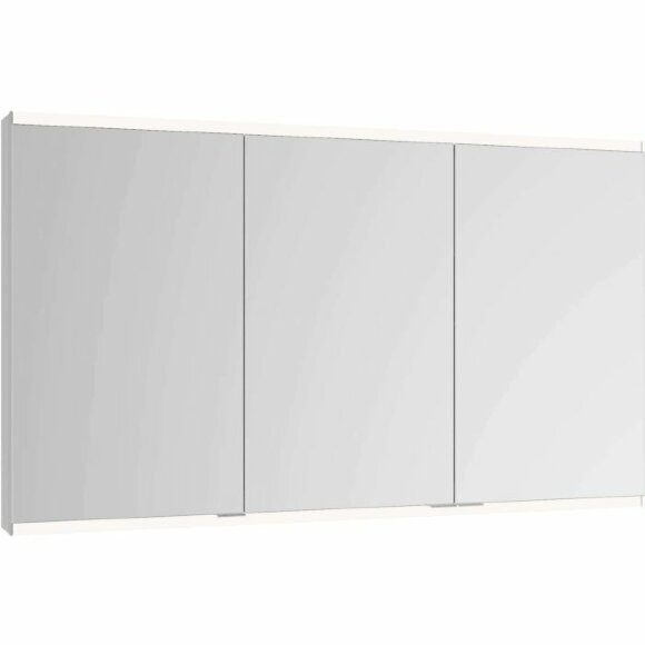 Keuco шкаф с подсветкой настенный, с тремя дверцами, анодированный, Royal modular 2.0, алюминий серебристый анодированный арт. 800311100000300