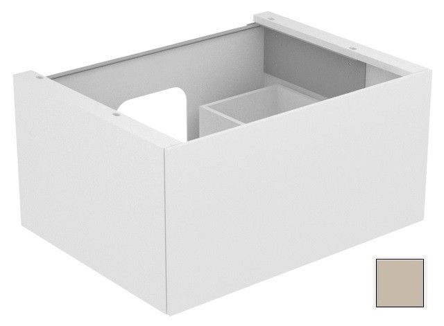 Keuco тумба подвесная под раковину с одним выдвижным фронтом, edition 11, кашемир арт. 31341 280000