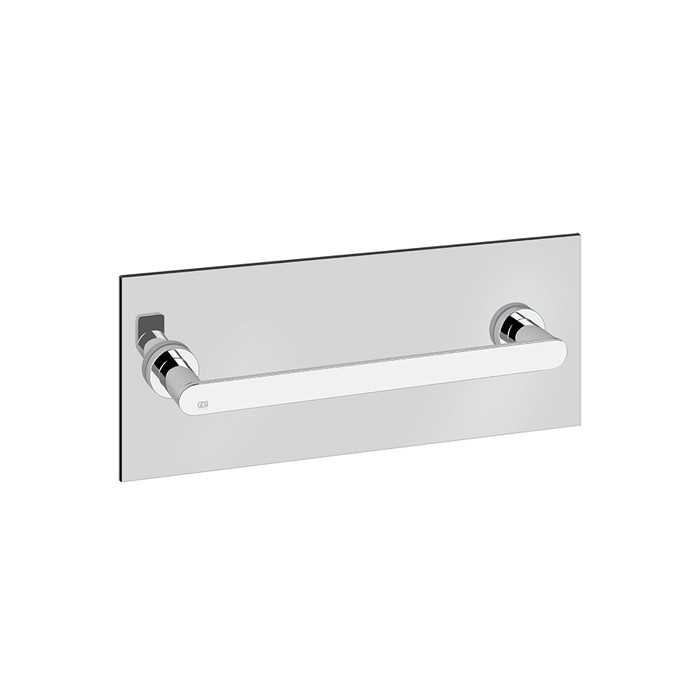 Gessi Полотенцедержатель для крепления на стекло, 30 см, Emporio accessories, 38911#031 цвет: хром