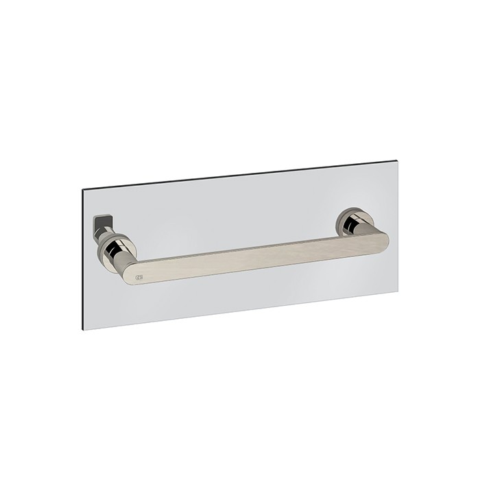 Gessi Полотенцедержатель для крепления на стекло, 30 см, Emporio accessories, 38911#149 цвет: finox brushed nickel
