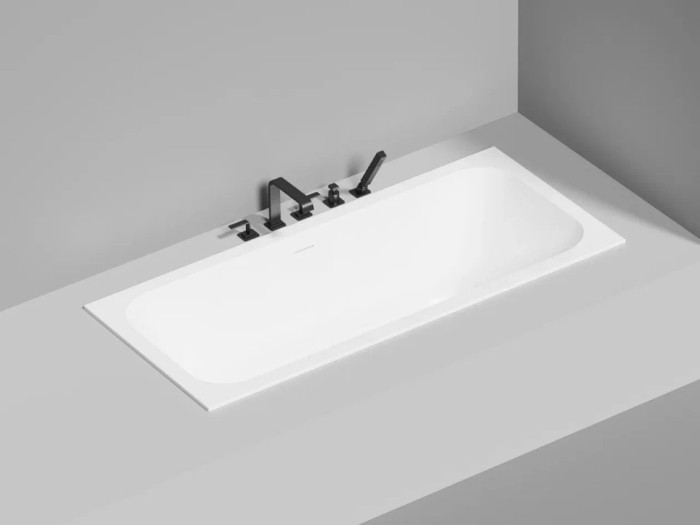 Salini ванна встраиваемая 170x75, orlanda, 103313mrh цвет: матовый белый