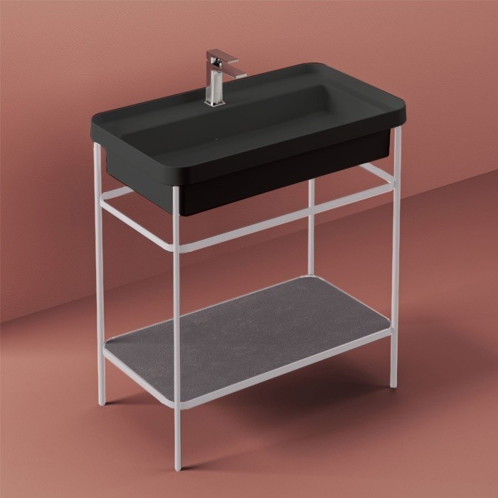 ArtCeram консоль под раковину, aca057 05 fuori scala цвет: белый матовый