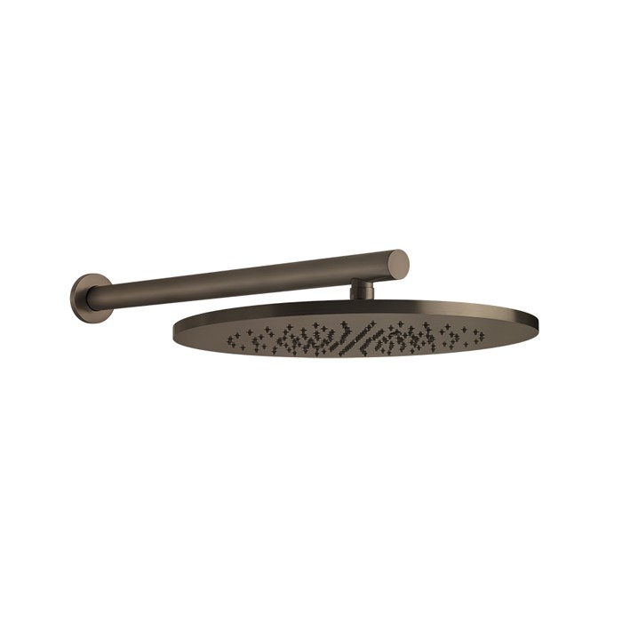 Gessi Верхний душ, шарнирный для настенного крепления на 1/2", d35см, 316, 54148#708 цвет: brushed copper pvd