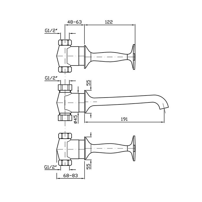 Zucchetti смеситель для раковины, встраиваемый, излив: 20см., bellagio, золото арт. zb1699.c40