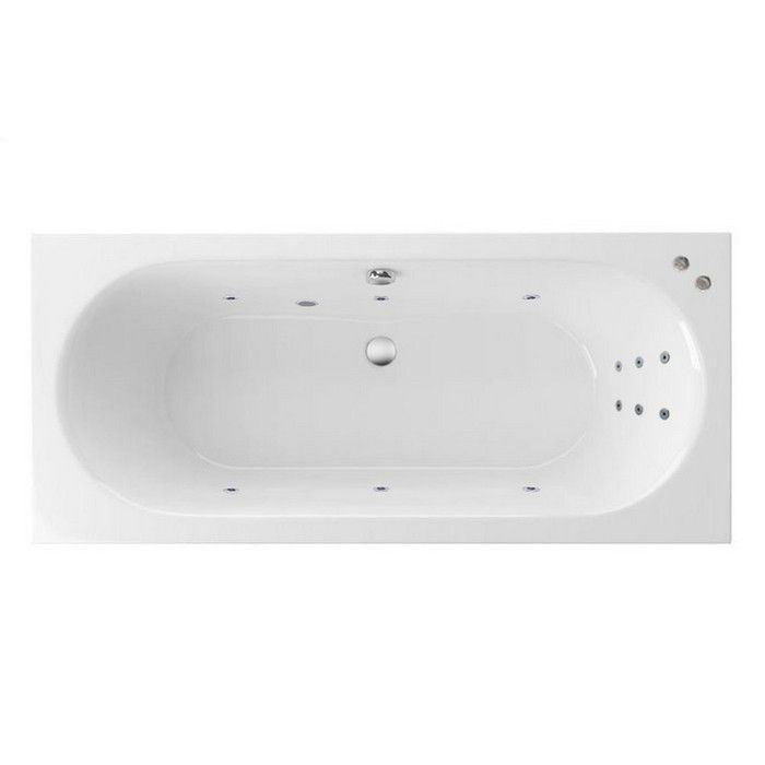 Встраиваемая ванна slim 180x80 line, Excellent Oceana, хром арт. WAEX.OCE18S.LINE.CR