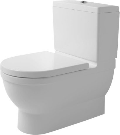 Duravit напольный комбинированный унитаз big toilet, starck 3, 2104090000 цвет: белый