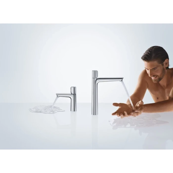 Hansgrohe смеситель для раковины 110 без донного клапана, Talis Select E, хром арт. 71751000