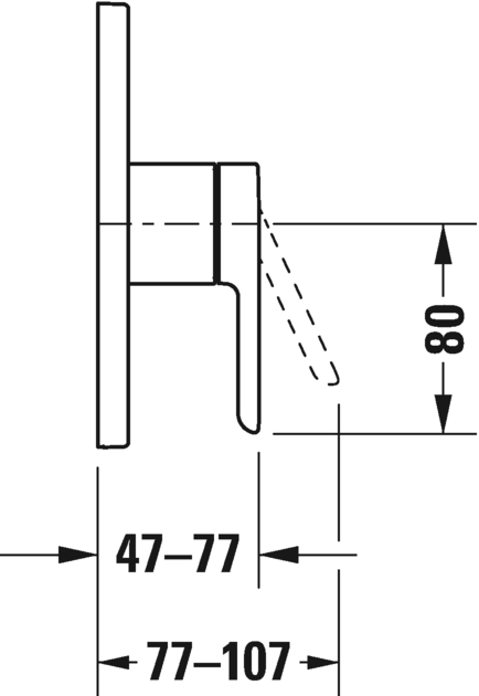 Duravit однорычажный смеситель для душа c14210010010, c.1, c14210010010 цвет: хром