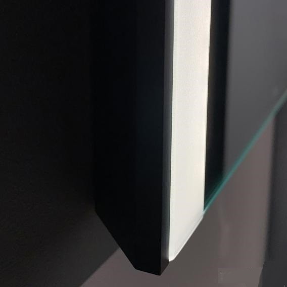 Duravit зеркало с подсветкой 1020 мм х 800 мм, версия sensor, xviu, xv70330b2b2 цвет: черный матовый