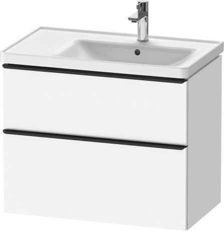 Duravit тумба подвесная под раковину 784 мм х 452 мм, d-neo, de435801818 цвет: gres pietra grey opaco