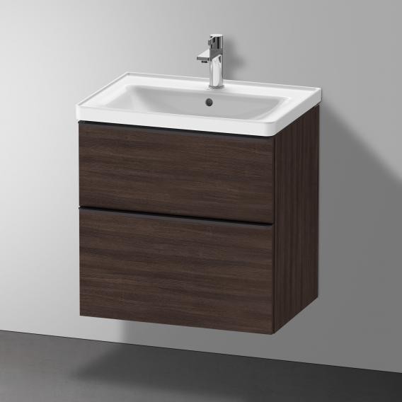 Duravit тумба подвесная под раковину 634 мм х 452 мм, d-neo, de435405353 цвет: каштан темный