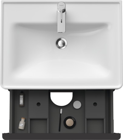 Duravit тумба подвесная под раковину 634 мм х 452 мм, d-neo, de435405353 цвет: каштан темный