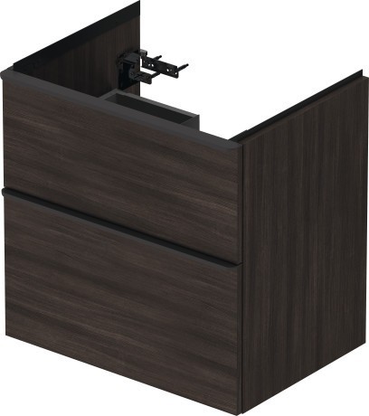 Duravit тумба подвесная под раковину 634 мм х 452 мм, d-neo, de435405353 цвет: каштан темный