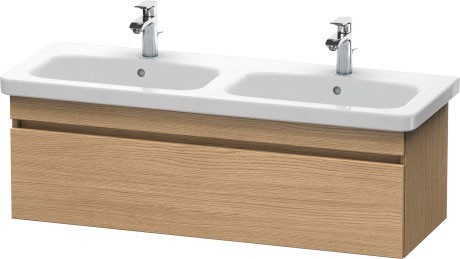 Duravit тумба подвесная под две раковину, durastyle, ds 6398 5252 цвет: дуб европейский