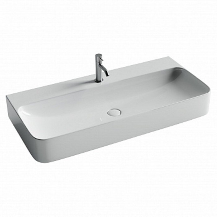 Ceramicanova раковина подвесная aura, cn2007 цвет: белый