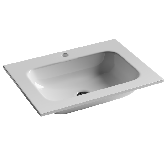 Ceramicanova раковина накладная element, cn7011 цвет: белый
