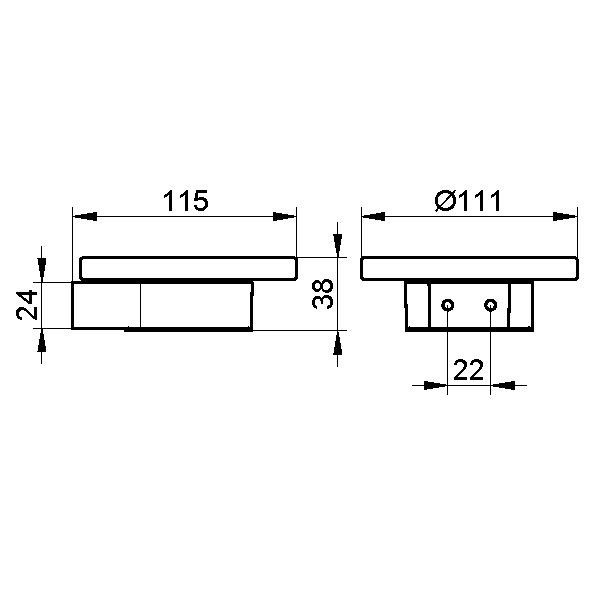 Keuco полочка для мыла анодированный, plan, хром арт. 14955 179000