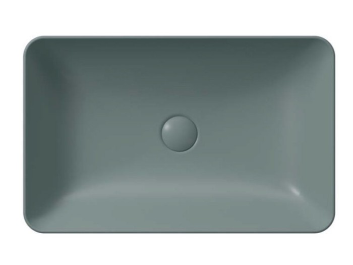 GSI Раковина накладная 60х38х14 см, agave matte, санфаянс, Sand - 903604
