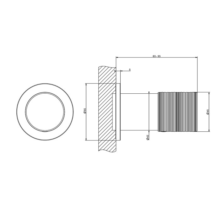 Gessi Смеситель для душа, встраиваемый, Habito Trame, 70399#031 цвет: хром