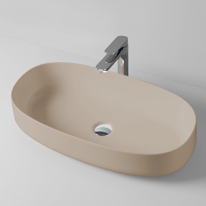ArtCeram раковина (накладная), col005 41 00 cognac цвет: серый