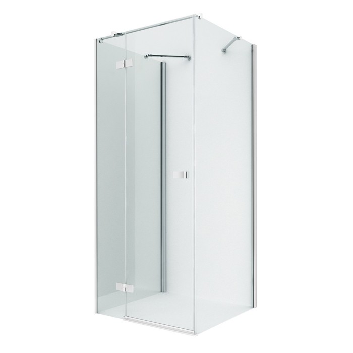 Душевое ограждение l 90x100x200, New trendy Reflexa chrome, хром арт. EXK-5205
