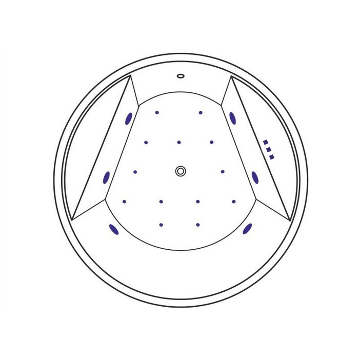 Встраиваемая ванна 160 relax, Excellent Great arc, бронза арт. WAEX.GRE16.RELAX.BR